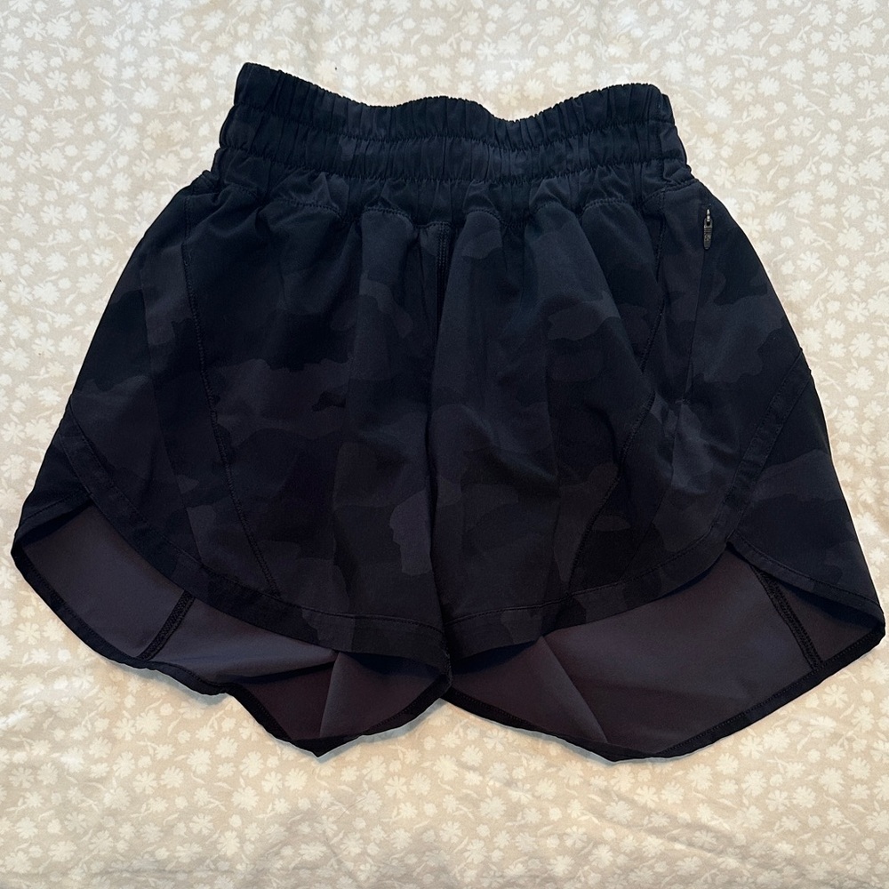 lululemon athletica Black Camouflage Athletic Shorts